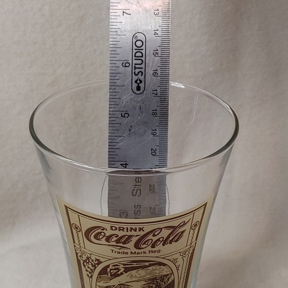 coca Cola Re-creation Flare Glass 16oz - Picture 8 of 8
